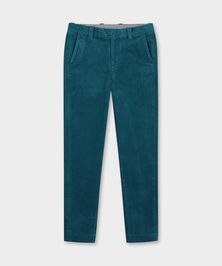 BROOKS BROTHERS Regular Fit 8W Corduroy Pants (Olive) (Bbpcmm4488Jew)