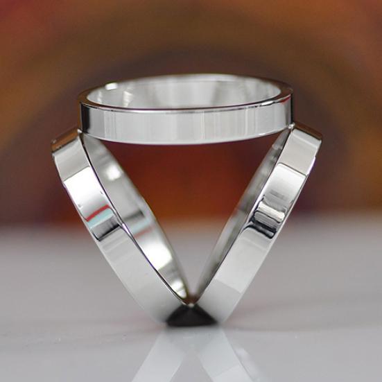 Модное розовое золото с покрытием трио шарф кольцо шелковый шарф пряжка клип слайд ювелирные изделия