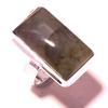 Blue Fire Labradorite Gemstone Ring Handmade Antique Gift Jewelry 6.75" Y8c31
