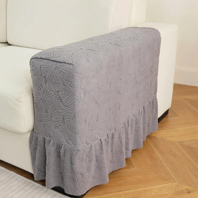 Armrest Covers Thickened Non-Slip Sofa Armrest Protector Universal Soft Warm Furniture Protector for Chair Sofa Couches Recliner