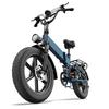 Urlife T5 Foldable Electric Bicycle 20" Fat Tire 750W Motor Fully Suspended Adult Electric Bike 48V 13Ah Dual Disc Brakes 7 Speed Max Load 120Kg