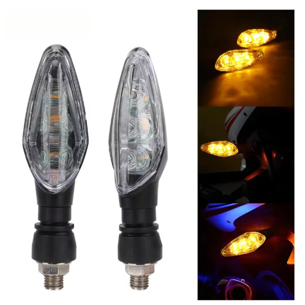 Мотоциклетный указатель поворота Янтарный индикатор Универсальный Водонепроницаемый Мотоцикл Скутер Предупреждение Задние Задние Фонари Ходовой Огонь Доступ