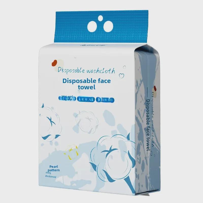 Утолщенные одноразовые хлопковые полотенца для лица для салонов красоты – большой размер для подвешивания и выдвижения