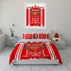 Arsenal Football Theme Bedding Set Bedding set (1 duvet cover, 2 pillowcases, duvet not included)