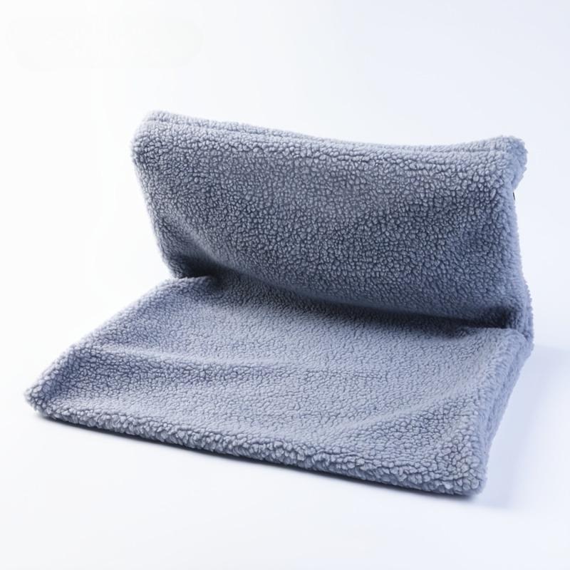 KEMORELA Кошка Домашнее животное Животное Подвесная Роскошная Кровать-радиатор Теплая Флисовая Корзина Люлька Гамак Металлический Железный Каркас Кровать-радиатор для кошки