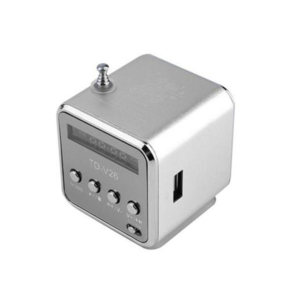 Сабвуфер LINE IN Мини FM-радио Bluetooth-динамик MP3-плеер Ретро-динамик Автомобильное радио