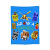 Game Thumb a Green Garden Grow Grow a Garden Knitted Blankets Velvet Lightweight Thin Throw Blanket for Airplane Travel Bed Rug