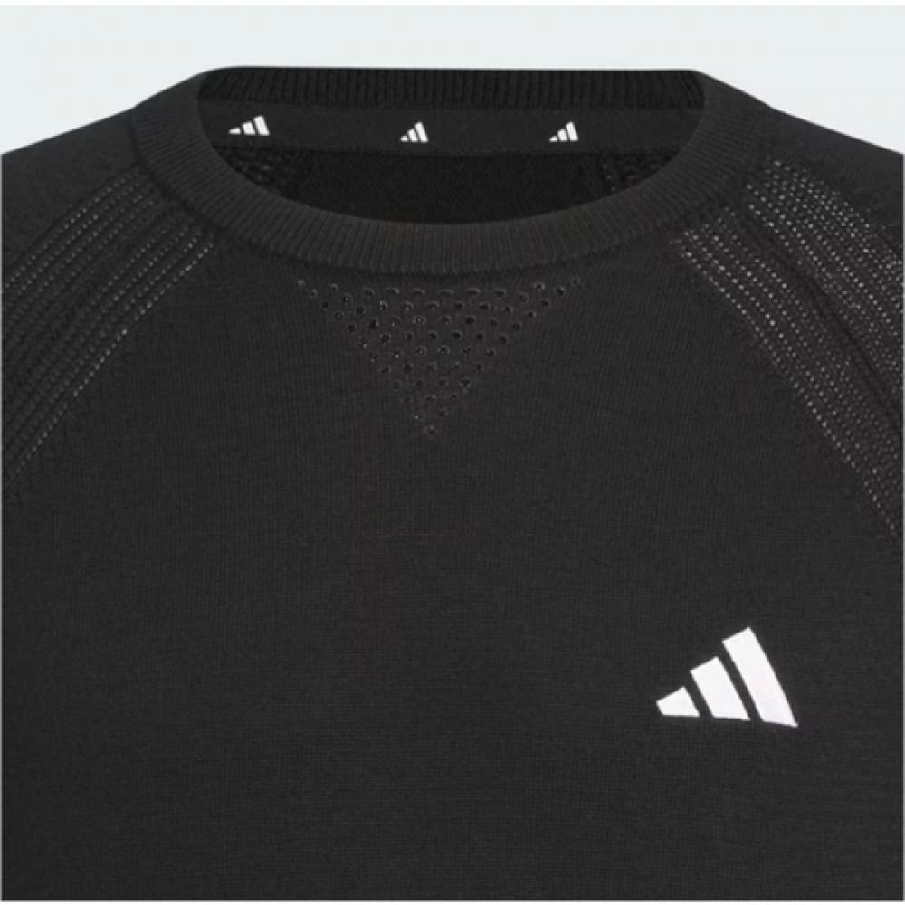 Adidas Golf 24 YearS SS Men S Three Line Knit Crewneck In9050
