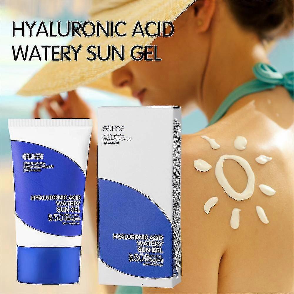 3x Гиалуроновая кислота Водяной Гель-Защита от солнца Sun Gel SPF50+ PA++++ 50мл