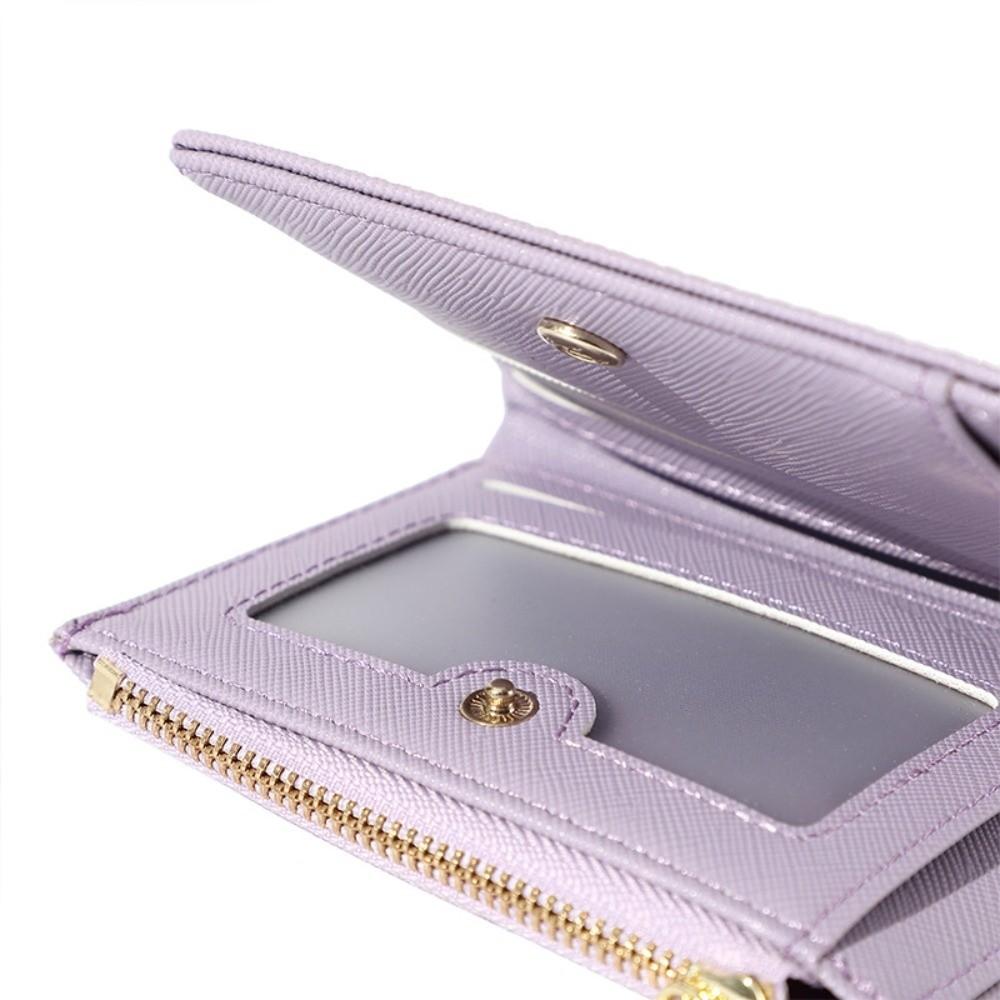 Coin Pouch Card Holders Clutch Card Pocket Short Wallet Change Bag PU Coin Purse  Female