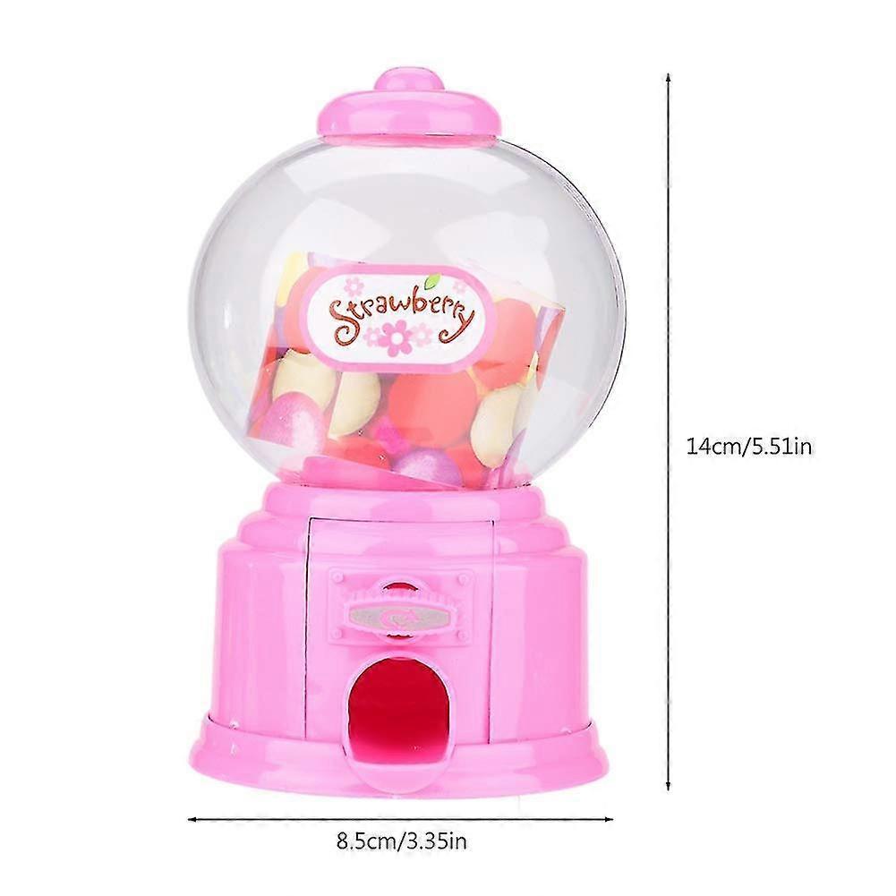 Candy Machine, Portable Children Candy Machine Plastic Mini Gumballs Bean Dispenser Kids Kindergarten Gift