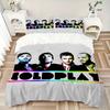 3pcs Coldplay Band Merchandise Cover Set, 1 Cover + 2 Pillowcases (No Insert), Bedding for All Seasons, Bedding,Bedroom Decor yy250922040