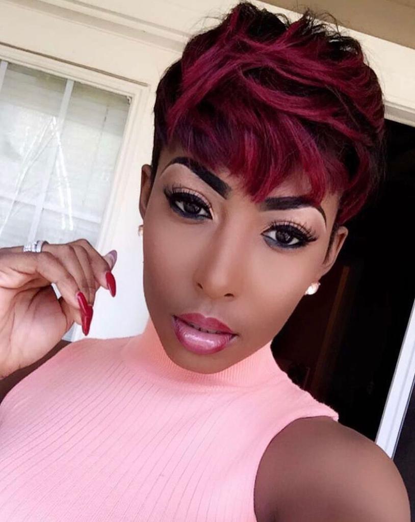 Синтетический коричневый парик BeiSDWig со смешанной светлой челкой, короткие коричневые парики для черно-белых женщин, натуральные короткие стрижки