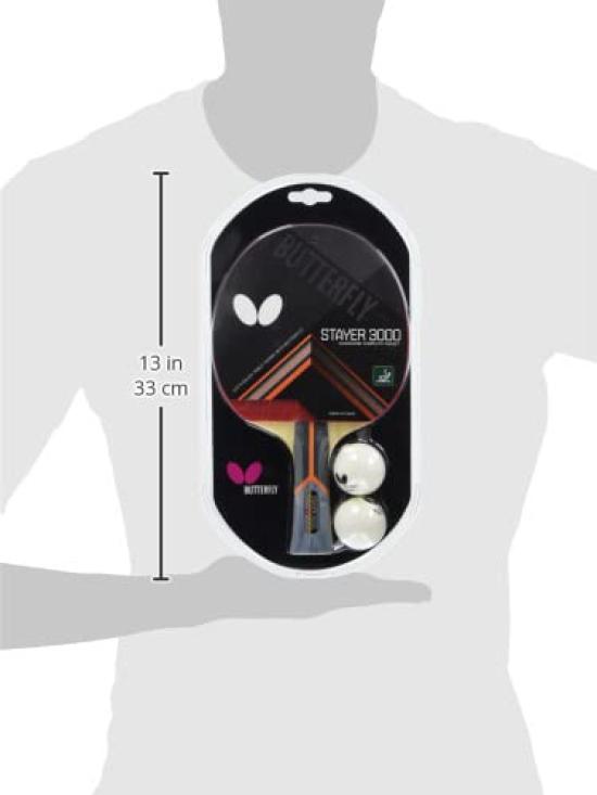 Ракетка для настольного тенниса Butterfly с резиновой накладкой Stayer 3000 16740