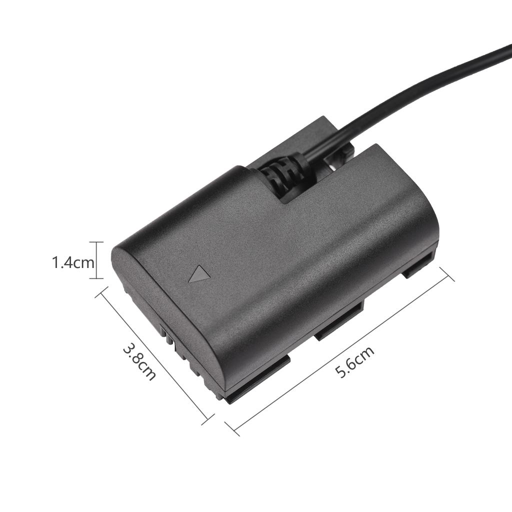 Кабель PD USB TypeC к DRE6, фиктивная батарея, переходник постоянного тока LPE6N, замена для Canon EOS 60D 70D 80D