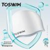 Универсальная силиконовая шапочка для плавания TOSWIM
