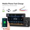 HD Car Single DIN 5-дюймовый сенсорный экран стерео радио Bluetooth Car Radio Radio 1 Din Hands-free Calling