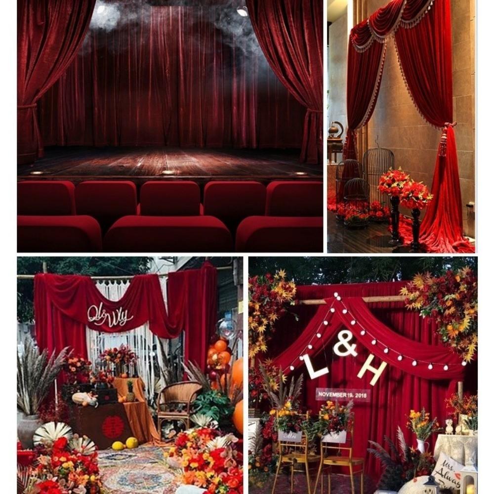 Мягкая бархатная ткань 160*100см Материал для шитья Скатерть Ткани для штор Свадебный сценический фон