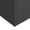 Locker Cabinet Anthracite Grey 90 x 40 x 180 cm Steel