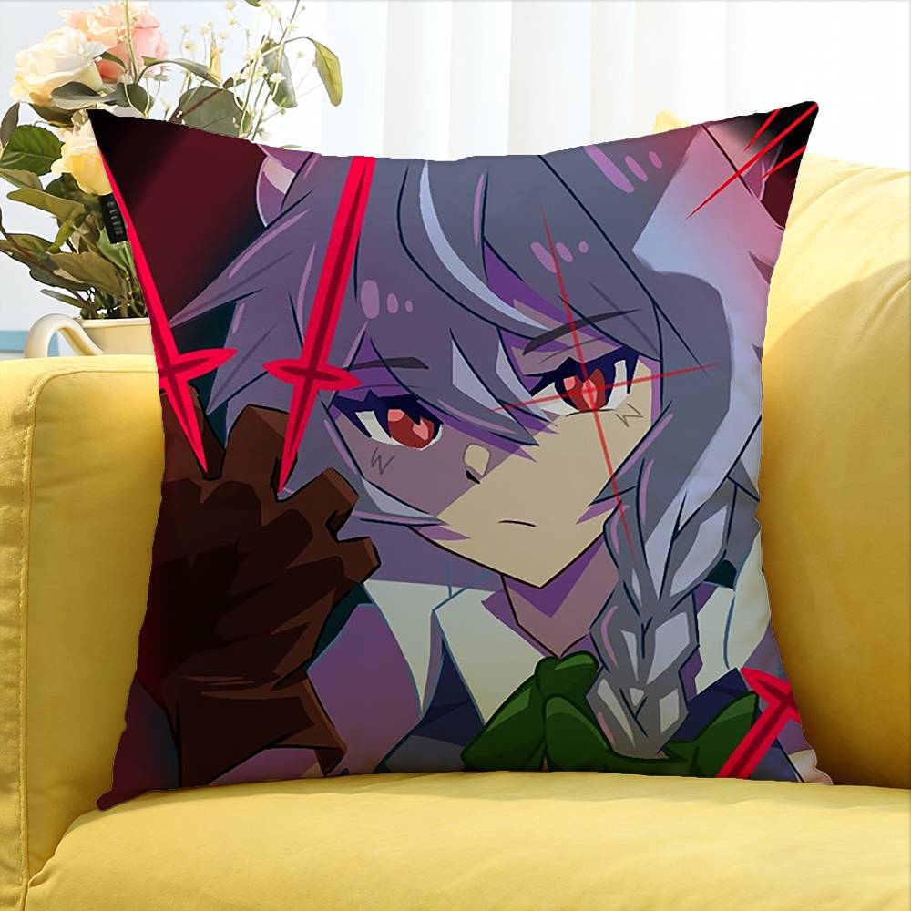 Izayoi Sakuya TOUHOU Project Various Sizes Square Pillow Case For Car Home Bedchamber Decor
