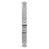 For Xiaomi Smart Band 8 Pro Stainless Steel Strap Crown Shape Rhinestone Decor Silver Watch Band