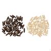 100pcs. Oval Shape Wood Toggles Buttons 2 Holes Sewing Clothing