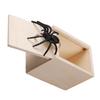 Wooden Prank Trick Practical Joke Home Office Scare Toy Box Gag Spider Mouse Kids Funny Gift