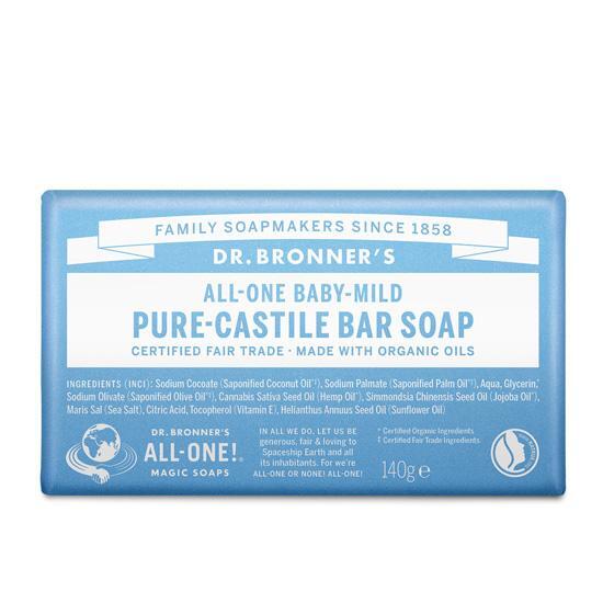 Dr. Bronner's Pure Castile Bar Soap 140g (Choose 1 of 5)