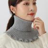 Women Warm Windproof Winter Knitted Fake Collar Turtleneck Knitted False Fake Collar