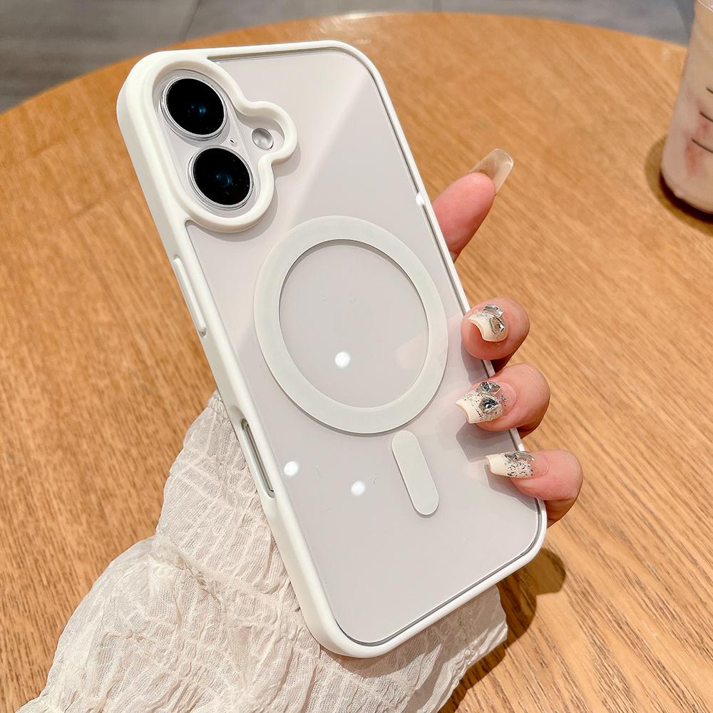 Desert Titanium Gold matte magsafe charging phone case for iPhone 16 15 14 13 12 11 Pro Max Mini Plus magnetic clear hard cover