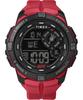 Мужские часы Timex UFC Rush 52 мм — черный ремешок, цифровой циферблат, черный корпус, красный/цифровой/черный. , современное