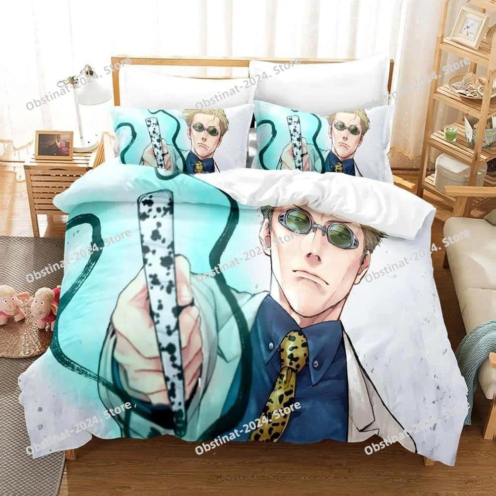 3d Print Anime J-Jujutsu K-Kaisens Kento N-Nanamis Bedding Set Duvet Cover Sheet Pillowcase Bed Soft Quilt Cover Full Q-Queens King Size