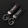 AAALW1 Leather car keychain Horseshoe Buckle Jewelry for Honda Accord 10 9 8 7 2003 -- 2011 Car accessories