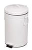 Pearl Metal Trash Can with Lid Pedal Pail 12L Claus White HB-2219