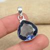 Beautiful Tanzanite Gemstone 925 Sterling Silver Pendant Handmade Jewelry Gift For Women