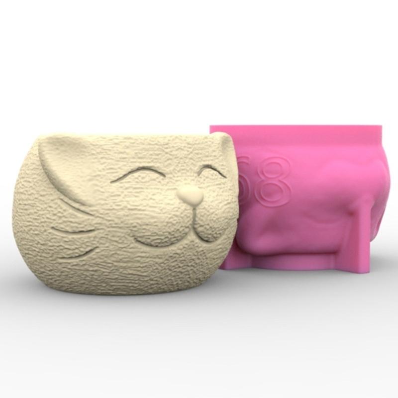 Cute Silicone Mold Succulent Flower Silicone Mold for Crafts Unique Succulent Candle Holders