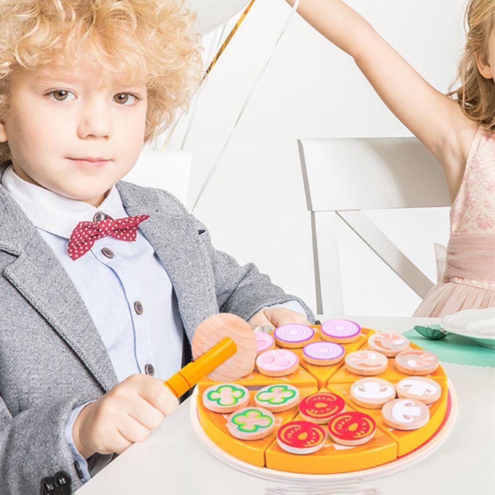 Simulation Dramatic Food Pizza Toys Interactive Cookie Play Food Set  Play Food Set