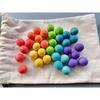 High Quality Rainbow Music Sounding Trees Wooden Petals Assembly and  Marble Run Balls Tracking Kids Educational Toys