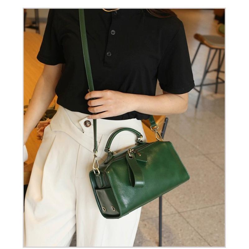 Женская сумка из натуральной кожи Новая модная сумка на плечо из коровьей кожи растительного дубления в корейском стиле Универсальная ручная сумка-кроссбоди