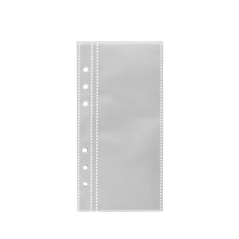 Сверхтонкий альбом для карточек A6, внутренняя страница: Вертикальный PP вкладыш с 1-2 карманами, двухслойное хранилище для маленьких карточек 3 дюйма