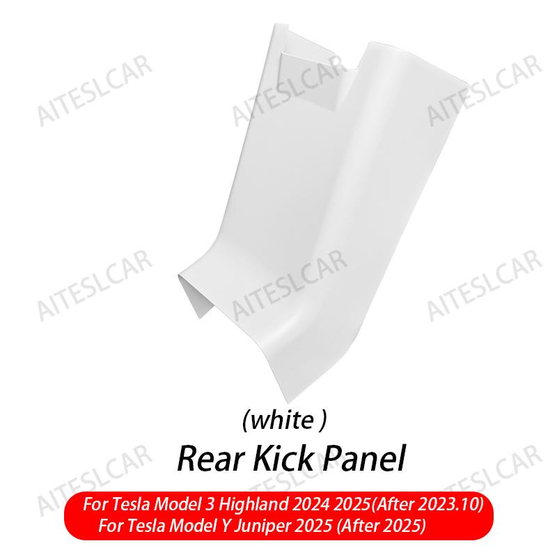 For Tesla Model Y Juniper 2026 Rear Screen Cover Protector Frame Back Air Vent Trim Protective White Car Interior Accessories