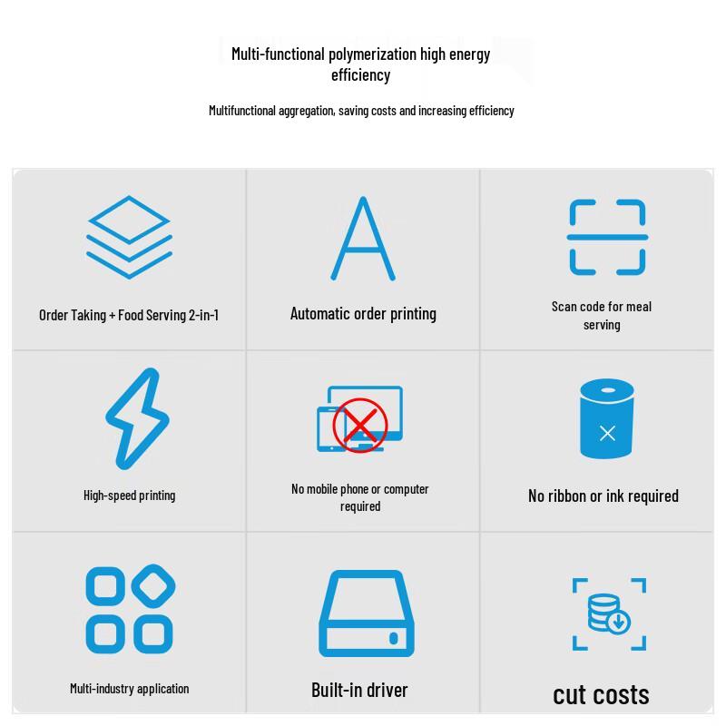 XINYE XP-T503 4G Cloud Food Delivery Printer CN plug (adapter included)