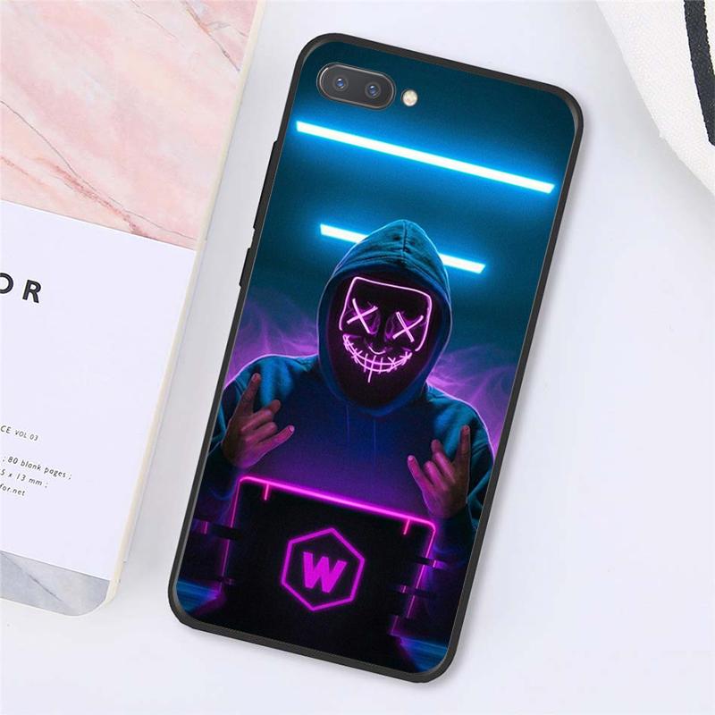 DJ Man Неоновая Маска Противогаз Мальчик Чехлы Для Телефонов Для Huawei Honor 7C 7A 8X 9X 8A 10i 20S 8C 8S 9A 9S 10X lite