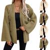 Women's Fashion Casual Open Front Long Sleeve Chunky Knit Cardigans Sweaters Outerwear Coats