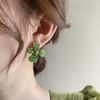 Fresh Spring Crystal Color Flower Earrings