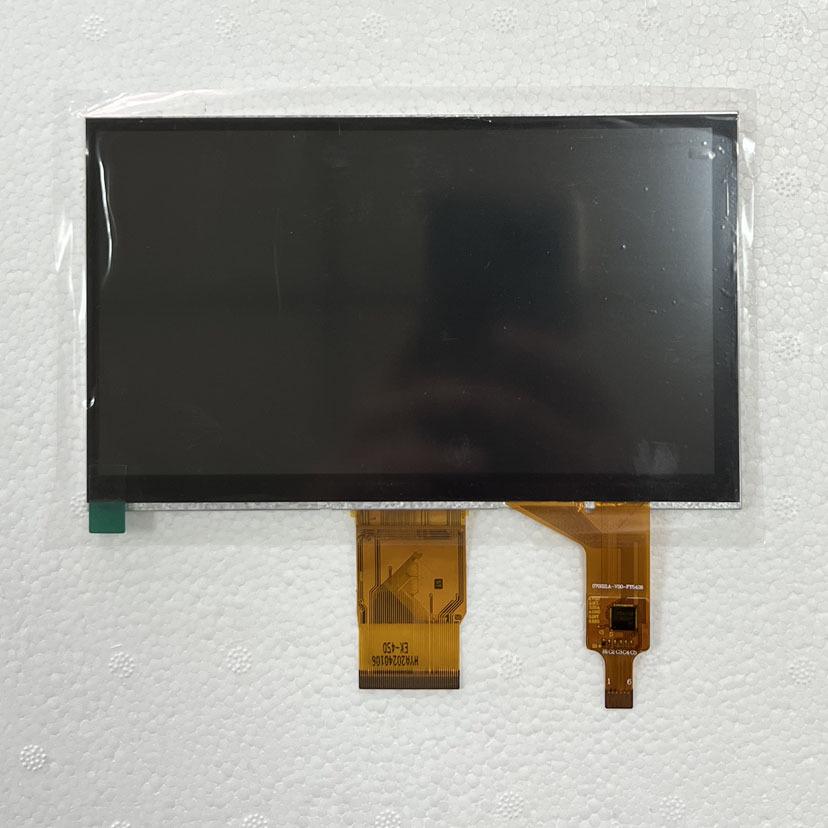 7-дюймовый IPS LCD дисплей, Full HD, 50-контактный RGB, Двухчиповый, Для установки в корпус или с клеем, с сенсорным экраном