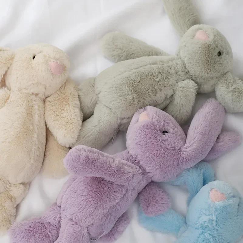 25/40 см сиреневая игрушка застенчивый розовый тюльпан сетка красный длинный ушной кролик плюшевые комфортные игрушки животные мягкая кукла кролик Бонни подарки для детей