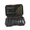 48x Screw Bolt Extractor Set Accessories with Case Remover Socket for Damaged Stripped