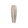 Женские трикотажные спортивные брюки с однотонным логотипом Originals, бежевые IN1029