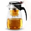 Термостойкий с заварочным устройством из нержавеющей стали, прозрачный чайник, 750 мл/900 мл/1000 мл/1800 мл, стеклянный заварочный чайник, бытовая чайная утварь, заварочное устройство для чая